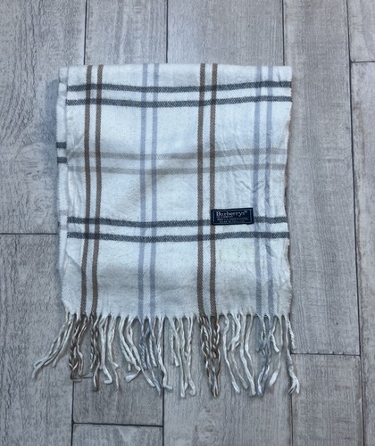 écharpe burberry blanc - Écharpe,