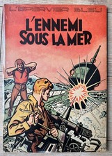 EPERVIER BLEU ENNEMI SOUS LA MER par SIRIUS TBE+ ED DUPUIS 1ère édition 1952