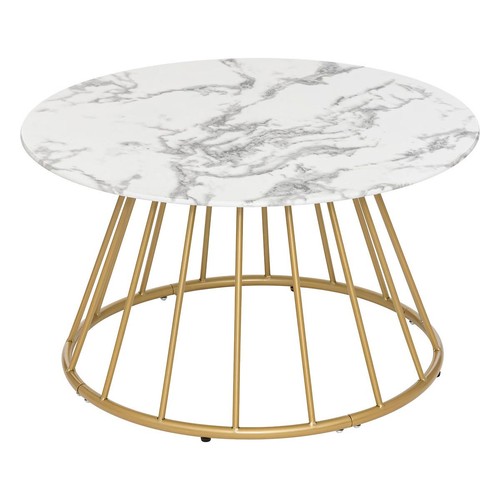 Table basse effet marbre - effet,