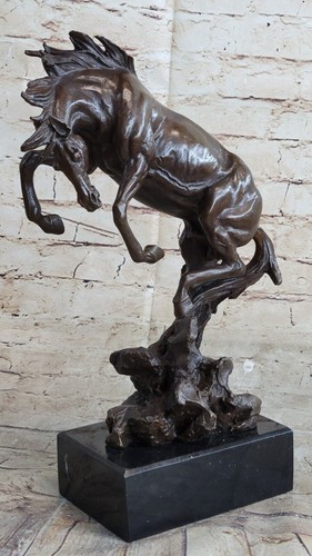 Sculpture bronze cheval - sculpture, en