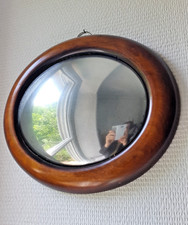 Miroir de sorcière ovale en