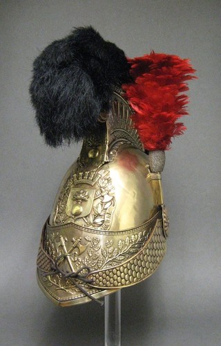 Casque pompier officier mle - casque, de