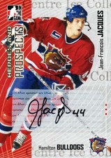 2005-06 ITG Heroes and Prospects Auto Series Two #JFJ JF Jacques