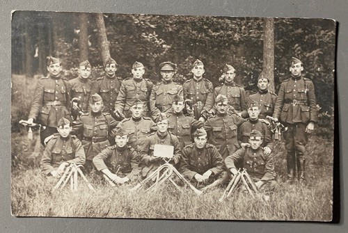 Carte photo soldats poilus - carte, ww1