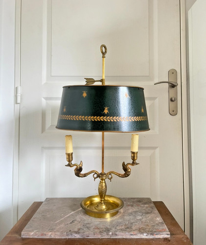 Ancien lampe bouillotte - 2, feux