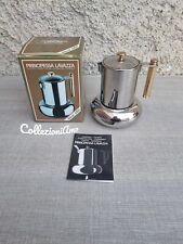 PRINCESS LAVAZZA Stainless Steel 18/10 6 CUPS MOKA Coffee Maker New