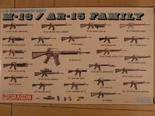 Maquette Armes 1/35 DRAGON Ref 3801 M-16/AR-15 Family