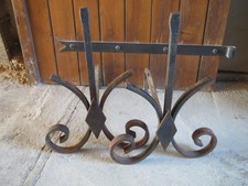 Paire de chenets de cheminée