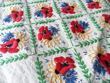 CHEMIN DE TABLE  LIN  BRODE