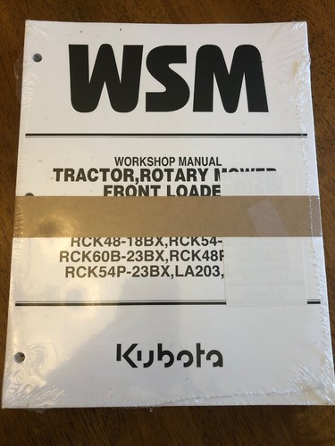 Kubota workshop manual bx1860 - kubota,