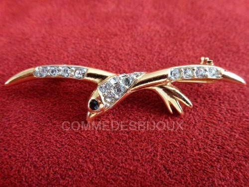 Broche hirondelle déployée - "hirondelle, déployée"