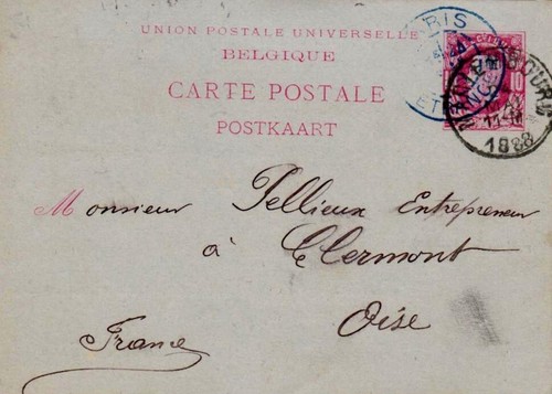 Belgique 1888 entier - 1888,