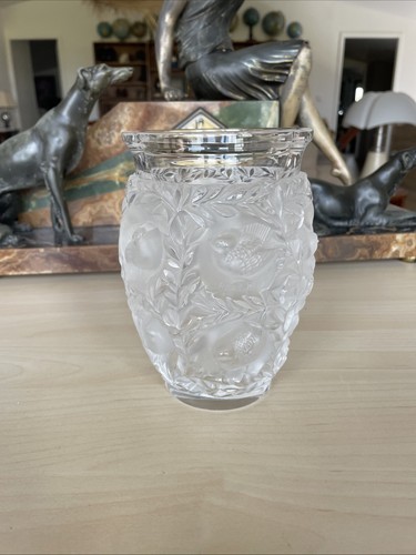Vase cristal lalique modele - vase,
