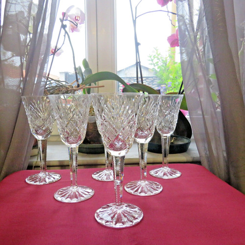 Verre vin rouge - 6, cristal