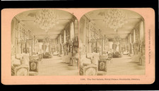 Sweden, Stockholm, Royal Palace Red Hall, ca.1880, stereo print d&#039;