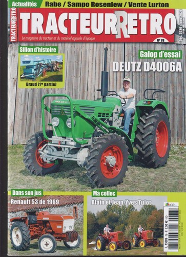 Tracteur retro deutz - retro, n°78