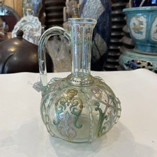 19th century blown glass carafe