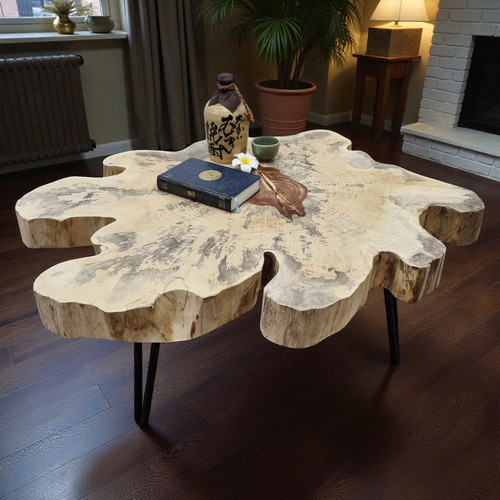 Table basse tronc tamala - basse,