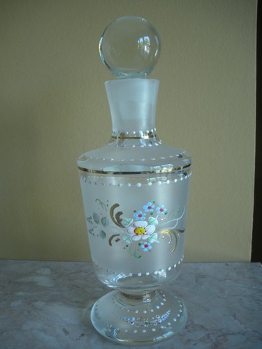 Superbe carafe verre decor - carafe, en