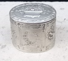 Ancien Pilulier XIXe Style Edwardien en Argent Poinçons Orfèvre à identifier