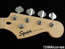 Fender Squier Sonic Bronco Bass NECK + TUNERS 9.5" Radius "C" Maple