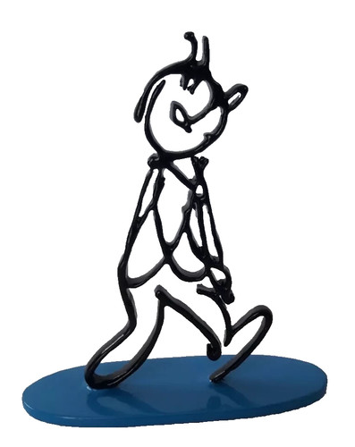 Tintin sculpture alph art - tintin, -art