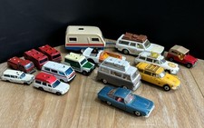 Corgi/Matchbox diecast-Thames Airborne Caravan,Citroen Safari,Ghia L 6.4,Polizei
