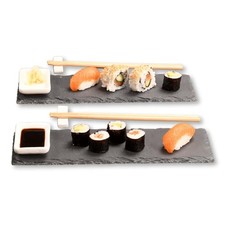 Set Sushi Ardoise 8 Pcs X 2