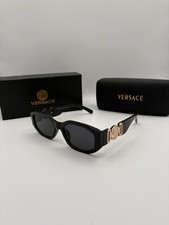 Versace 0VE4361 Unisex Sunglasses - Black/Gold/ Black Box