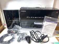 SONY PLAYSTATION 3 PS3 CONSOLE BLACK CECHA00 60GB TEST WORKING OK JAPAN PS2 PS1