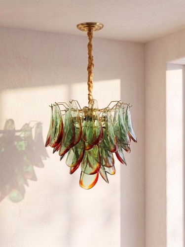 Lustre style murano livo - lustre,