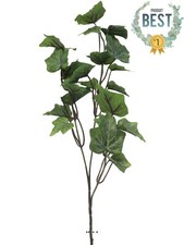 Lierre artificiel en piquet H 55 cm 24 feuilles Froasted - BEST - couleur: Vert