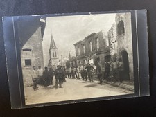 carte photo soldats allemands