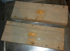 2 Pack 23" Standard Table Extension Slides Oak antique wood, extend to 85 inches