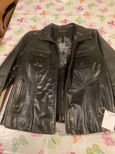 veste cuir tbe femme oakwood