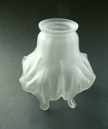 Tulipe verre dépoli art - en,
