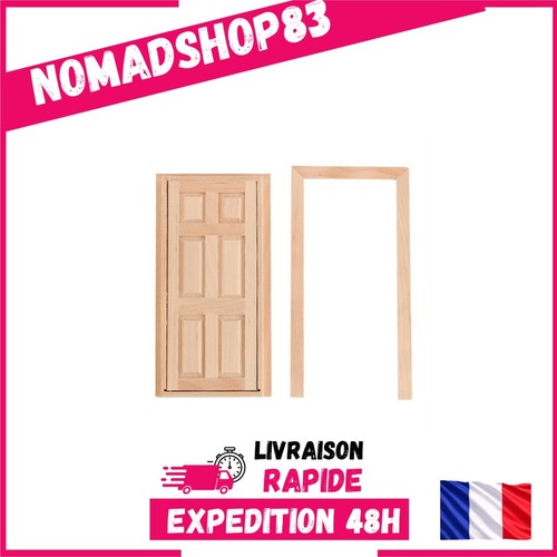 Porte bois miniature maison - en,