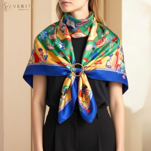 Rare vintage hermes - hermes, silk
