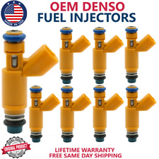 x8 OEM DENSO FUEL INJECTORS FOR 2003, 2004, 2005, 2006 Jaguar XK8 4.2L V8