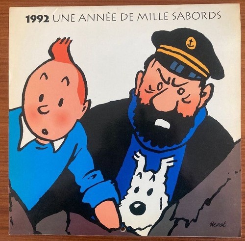 Calendrier tintin une année - -,