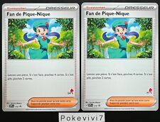 x2 Pokemon Cards PICNIC FAN PLEASE 114 PROMO Scarlet and Purple FR NEW