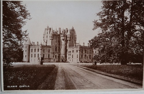 Ancienne carte postale glamis - postale,