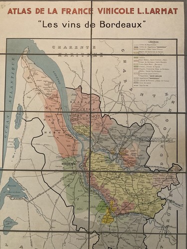 Ancienne carte lithographie - ancienne,
