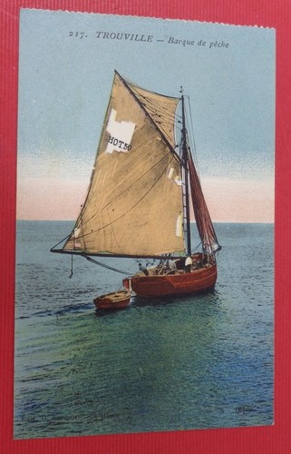 Trouville barque de peche - -,