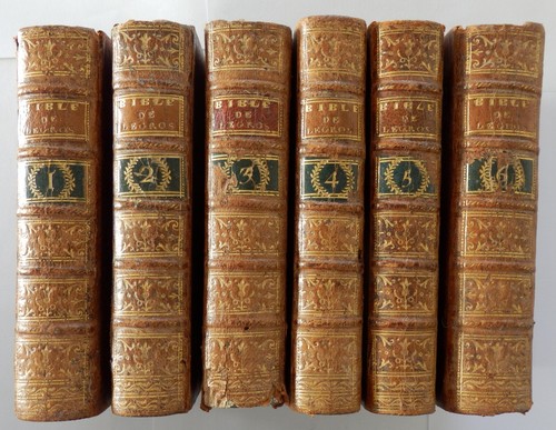 Sainte bible 1753 volumes - sainte,