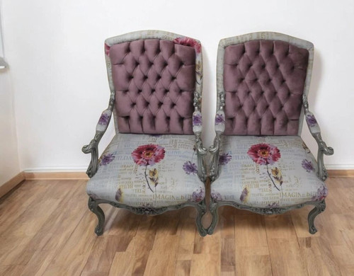 Fauteuils style louis - 2, xv