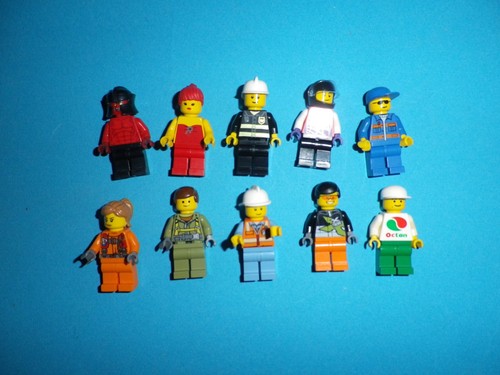 Lot personnages lego - 10,