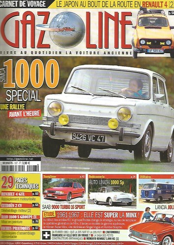 Gazoline 197 simca 1000 - gazoline, n°197