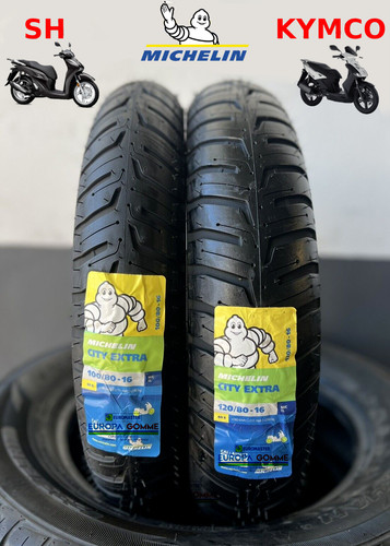 Paire michelin 100 - paire, 100/80-16