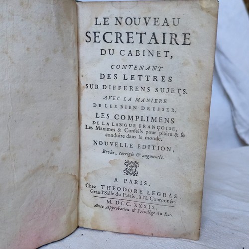 Livre ancien 1739 le nouveau - ancien,